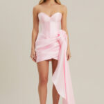 Corset Draped Mini — Blush Pink