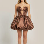 Brown Mini Dress